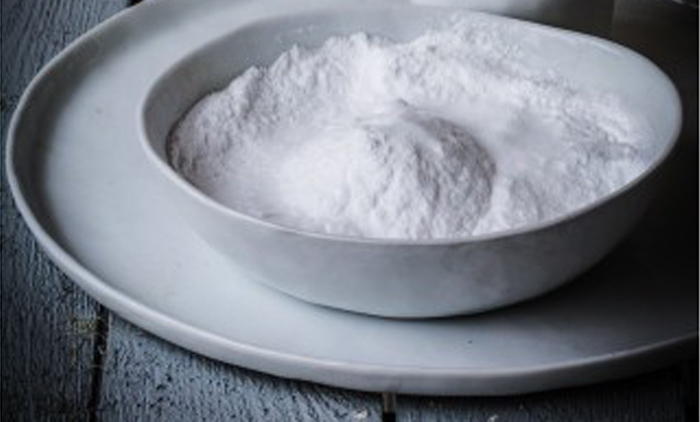 Powder of sodium bicarbonate or baking soda